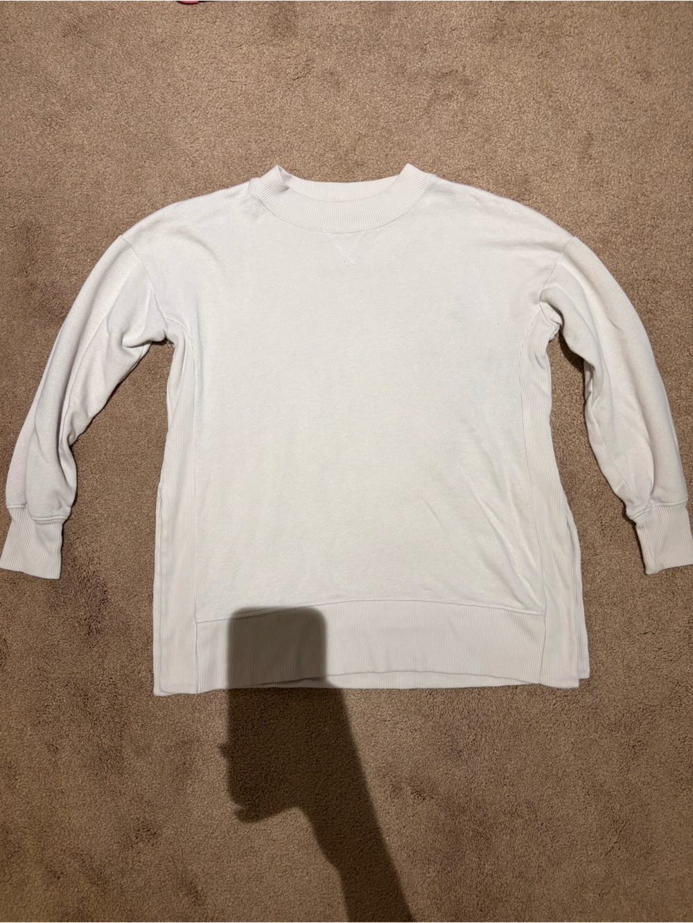 aerie light pink crew neck Sweater size xs